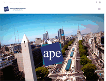 Tablet Screenshot of ape.org.ar